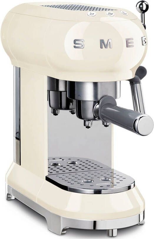 Smeg 50's Style espressomachine ECF01CREU crème