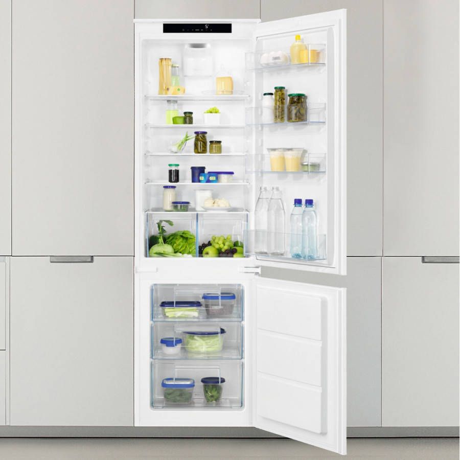 Zanussi ZNFN18ES1 Inbouw koel vriescombinatie Wit