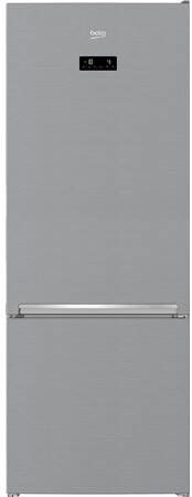BEKO 70 cm No frost Combi bottom Koelvries combinatie RCNE560E40ZXBN