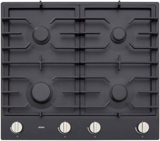 Atag HG6492EBA inbouw gaskookplaat met thermo-elektrische beveiliging