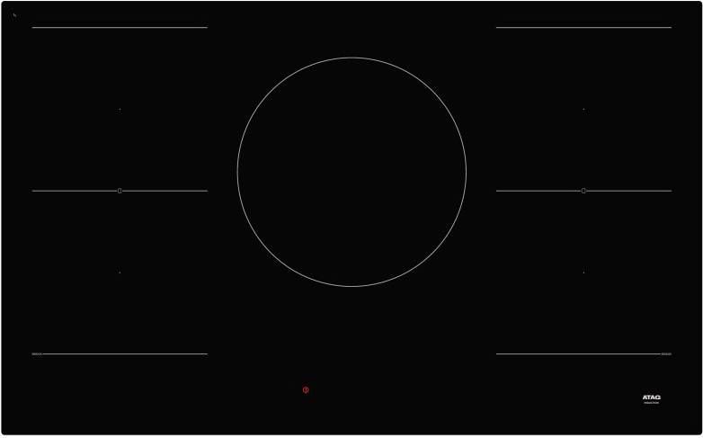 Atag HI09571EV Inductie inbouwkookplaat Zwart