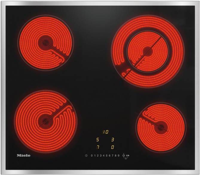 Miele KM 6520 FR Keramische inbouwkookplaat Zwart