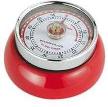 Zassenhaus Set Van 2 Magnetische Kookwekker Rood Retro collection