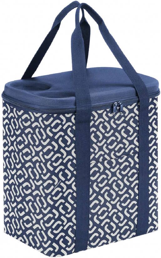 Reisenthel koeltas Shopping Coolerbag XL blauw/wit